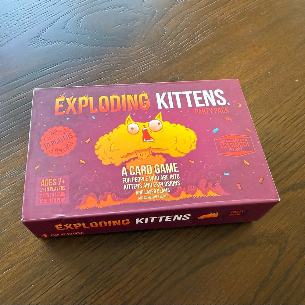 Exploding Kittens card game